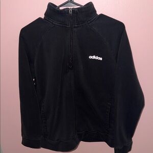 Adidas Black Half-Zip Jacket